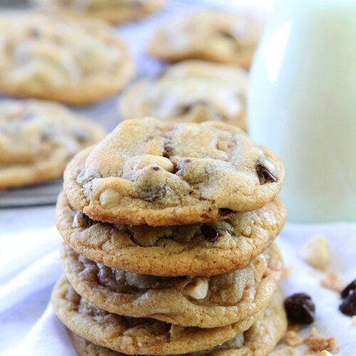 Toasted Coconut, Toffee, & Chocolate Chip Cookie Recipe