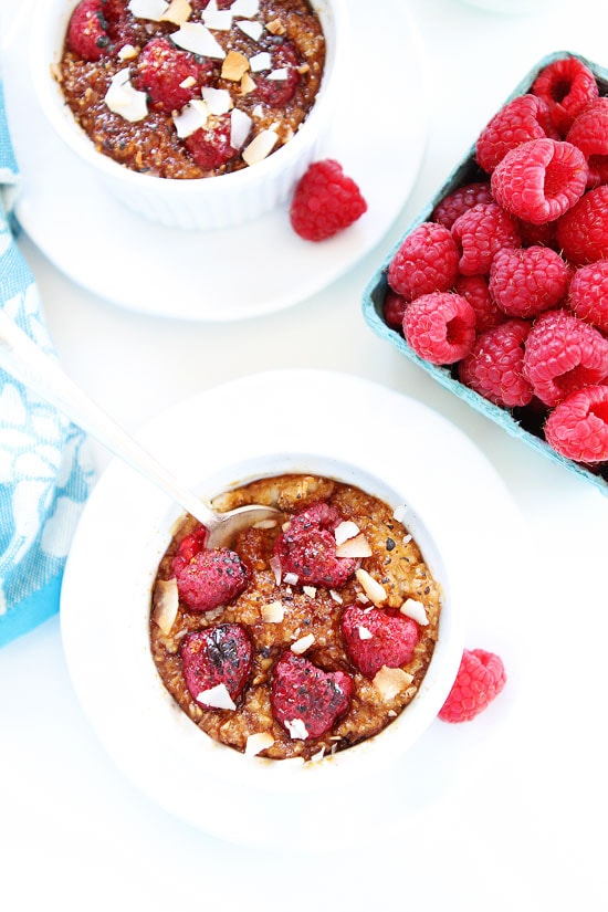 Raspberry Coconut Crème Brûlée Oatmeal Recipe