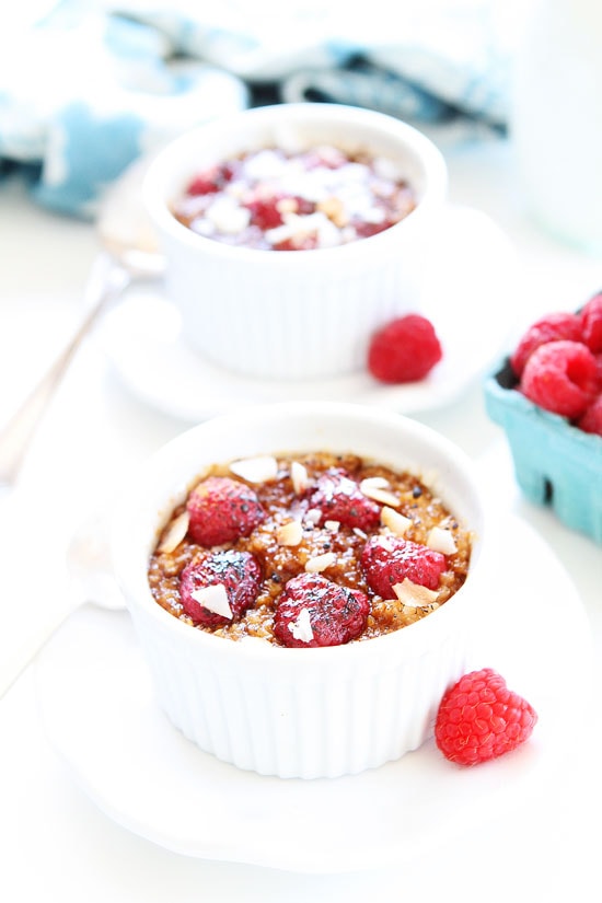 Raspberry Coconut Crème Brûlée Oatmeal Recipe