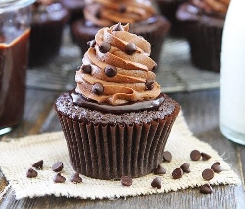 Ultimate Chocolate Cupcakes {Decadent} - Two Peas & Their Pod