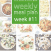 Weekly Meal Plan, Week 11 on twopeasandtheirpod.com Great dinner ideas!