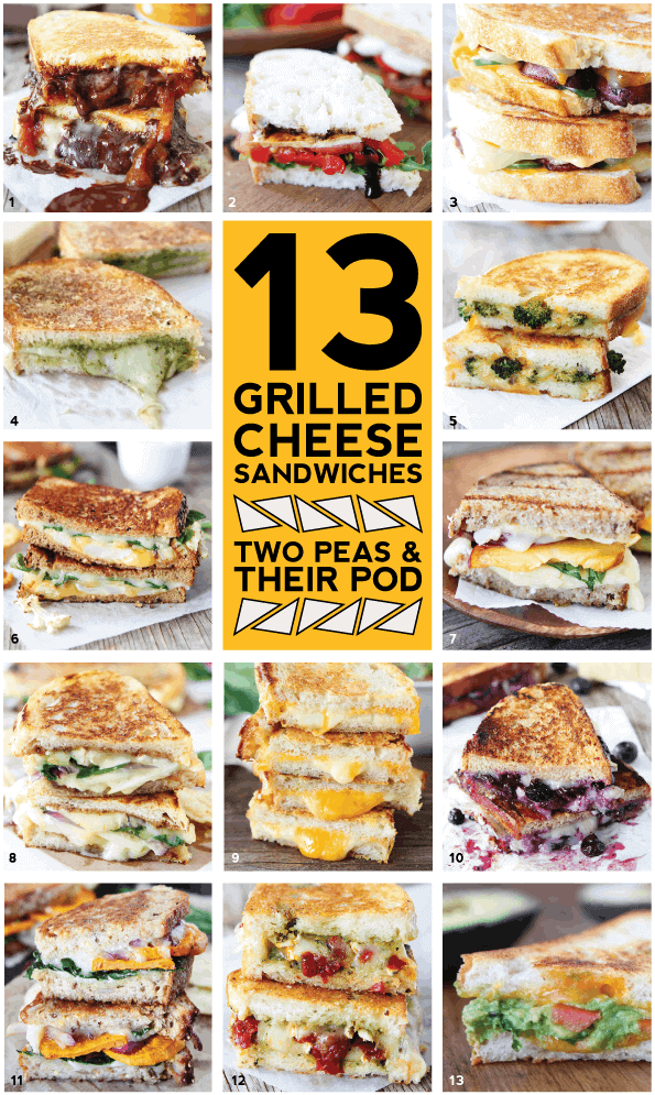 13 grilled cheese recipes