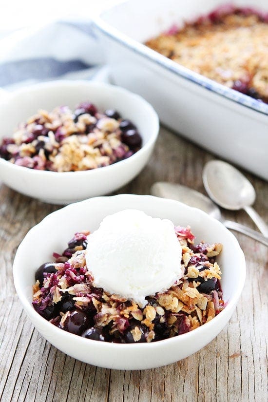 Blueberry Coconut Crisp Recipe