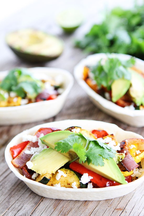 Grilled Avocado and Vegetable Tacos Recipe