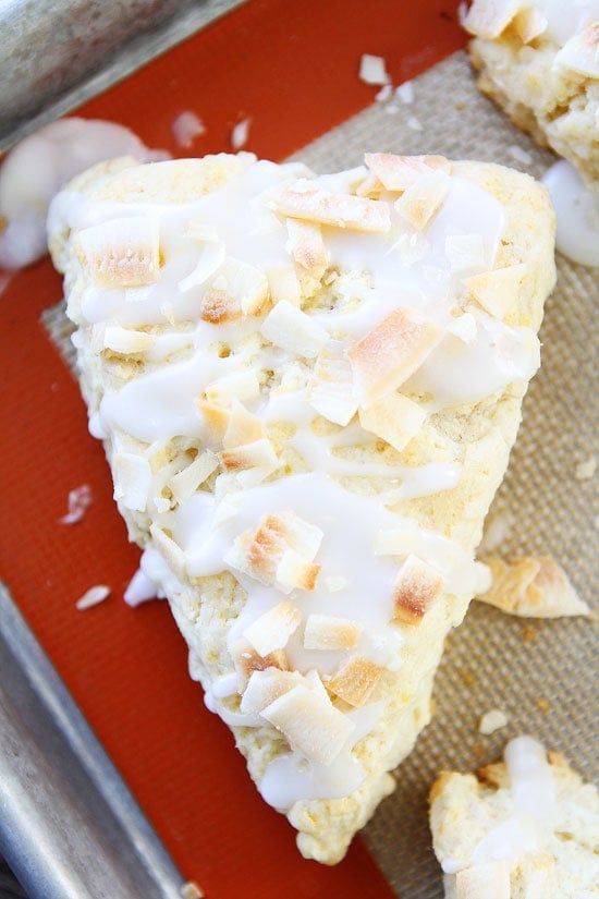 Toasted Coconut Lemon Scones Recipe