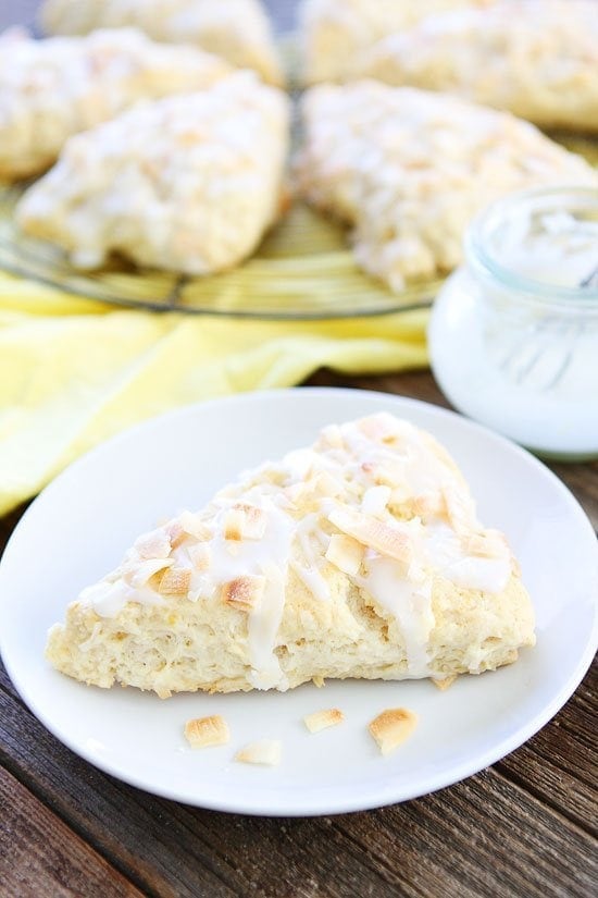 Toasted Coconut Lemon Scones Recipe