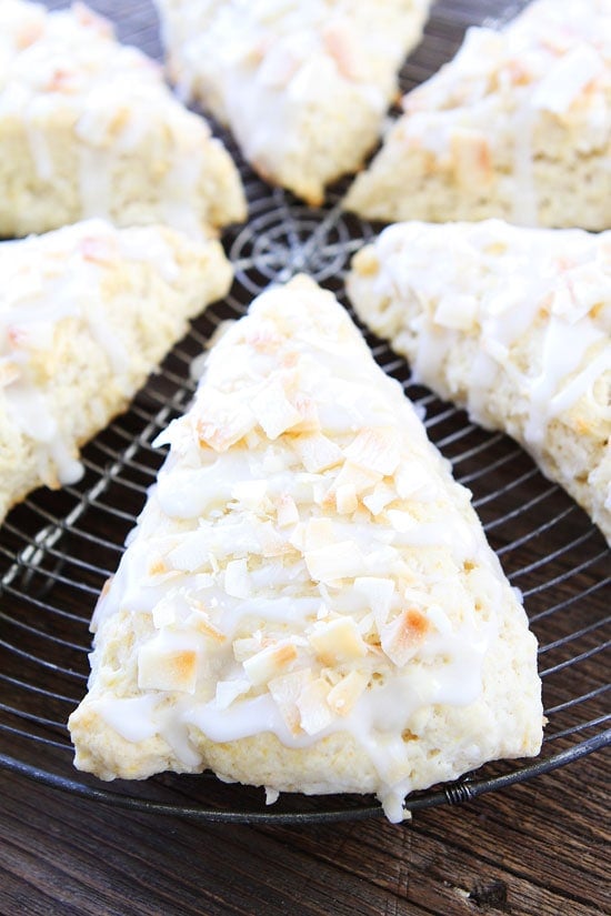 Toasted Coconut Lemon Scones Recipe