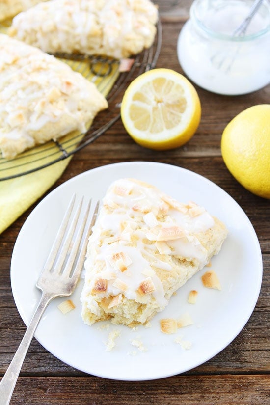 Toasted Coconut Lemon Scones Recipe