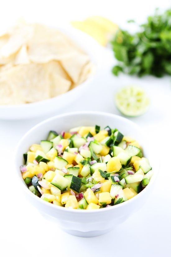 Cucumber Mango Salsa Recipe