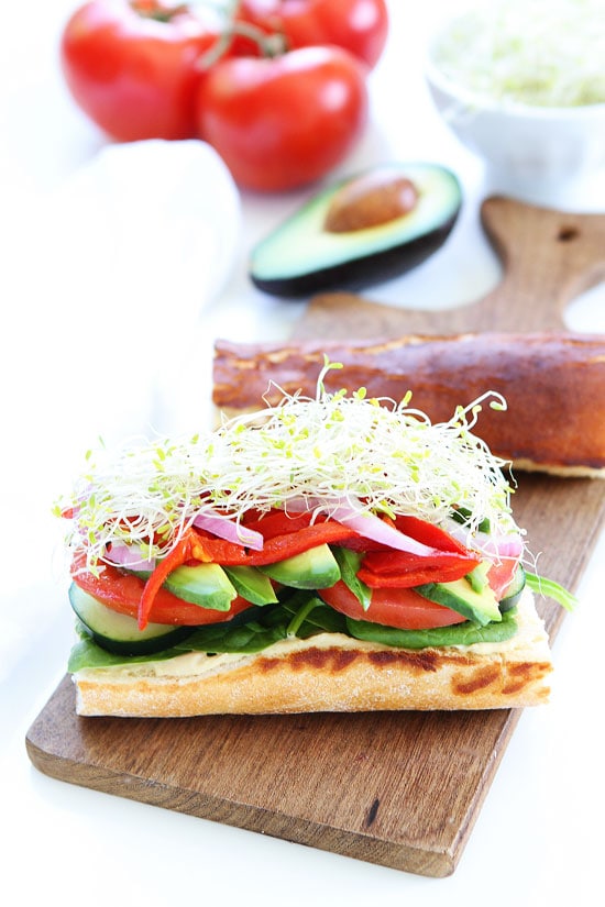 Ultimate Veggie Sandwich