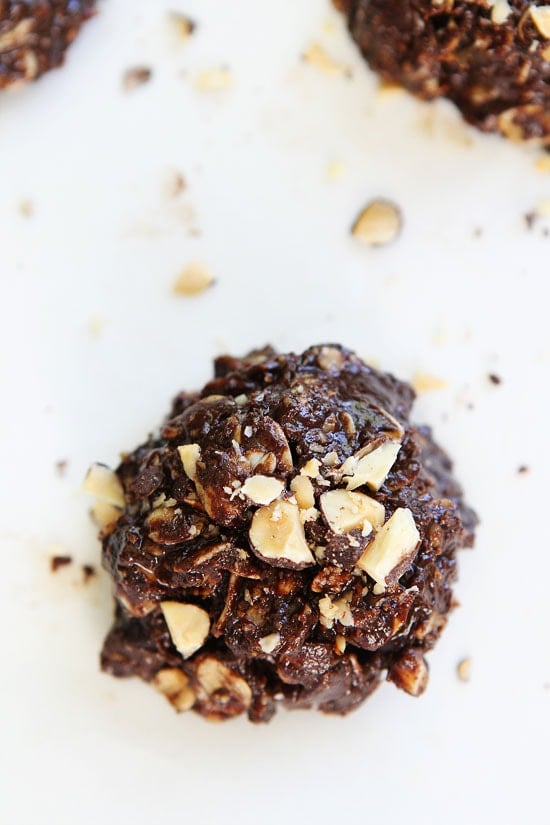 No-Bake Dark Chocolate Almond Cookie Recipe