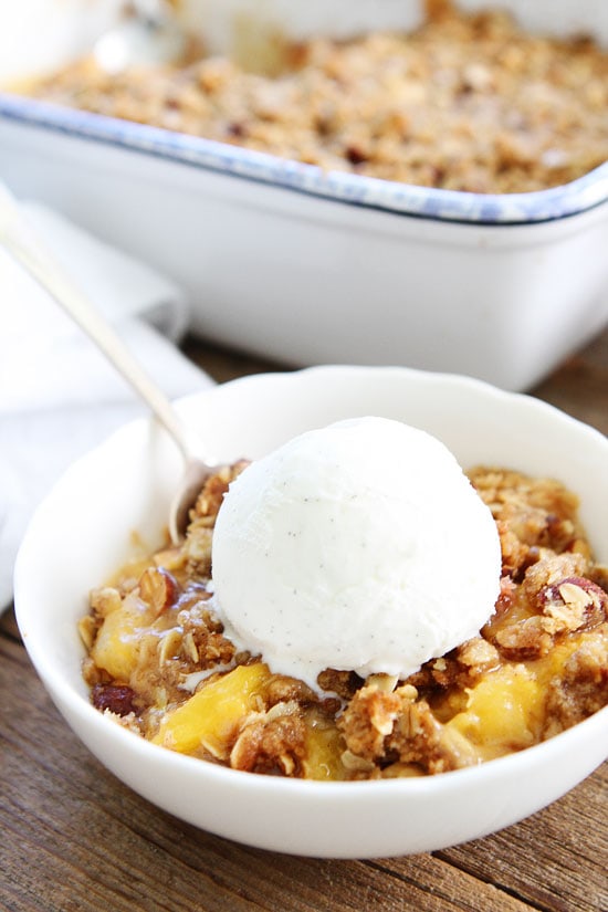 Easy Peach Crisp Recipe