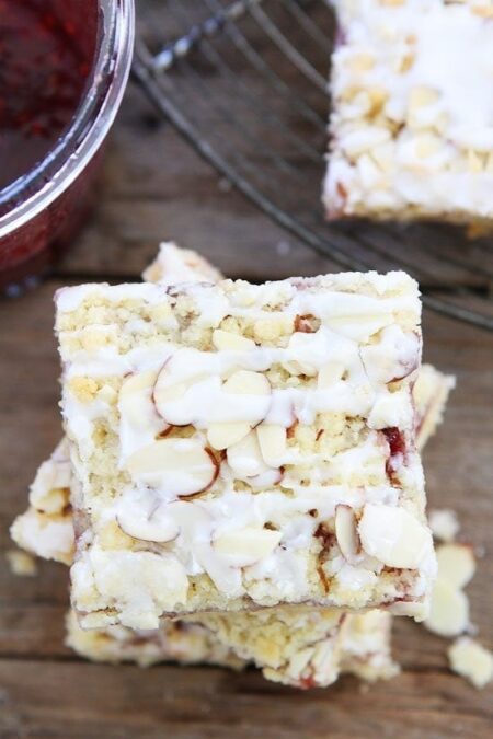 Raspberry Almond Shortbread Bars raspberry-almond-shortbread-bars