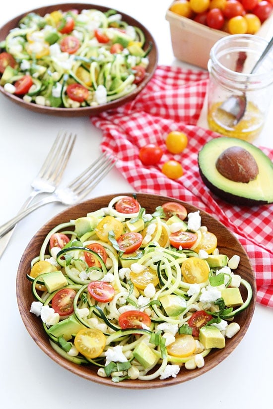 Summer Zucchini Noodle Salad Recipe