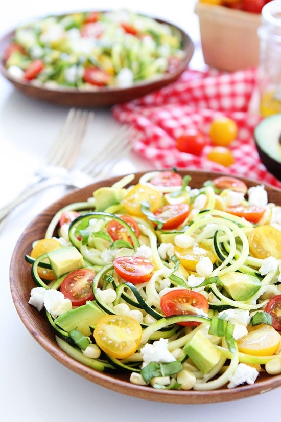 Summer Zucchini Noodle Salad Recipe