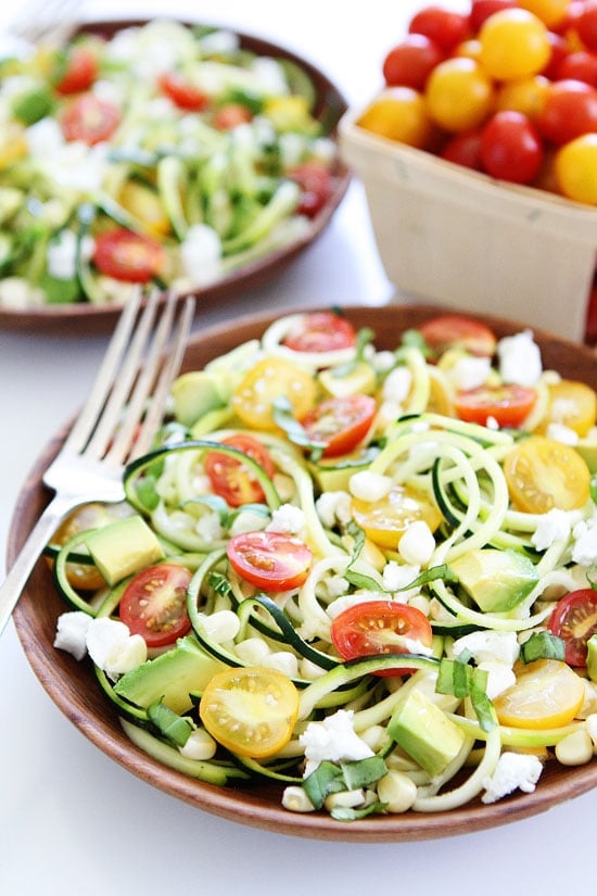 Summer Zucchini Noodle Salad Recipe