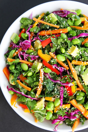 kale salads chopped bursting flavors