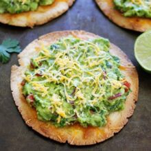 Avocado Tostada ready to serve