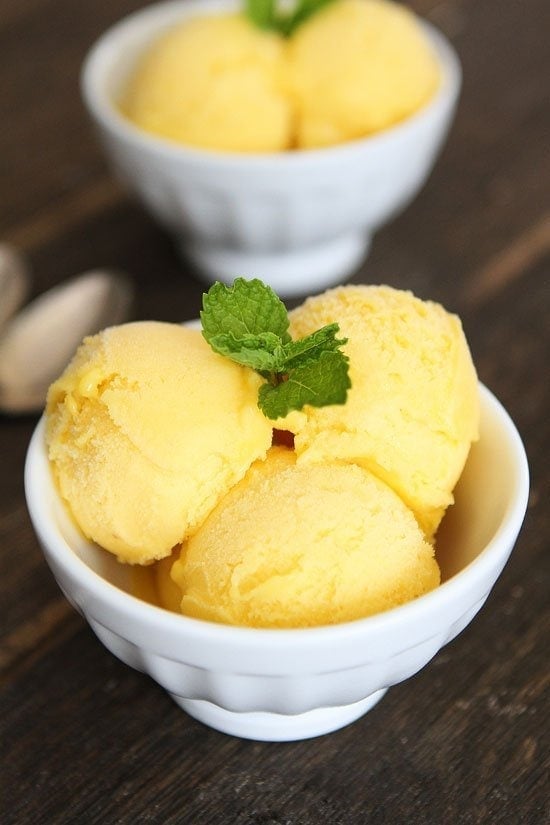 KitchenAid Ice Cream Maker & Tropical Fruit Sorbet Recipe