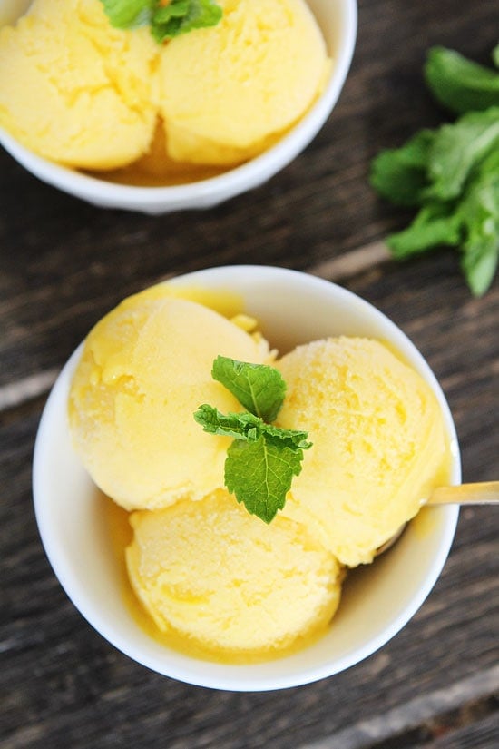 Pineapple Mango Sorbet Recipe