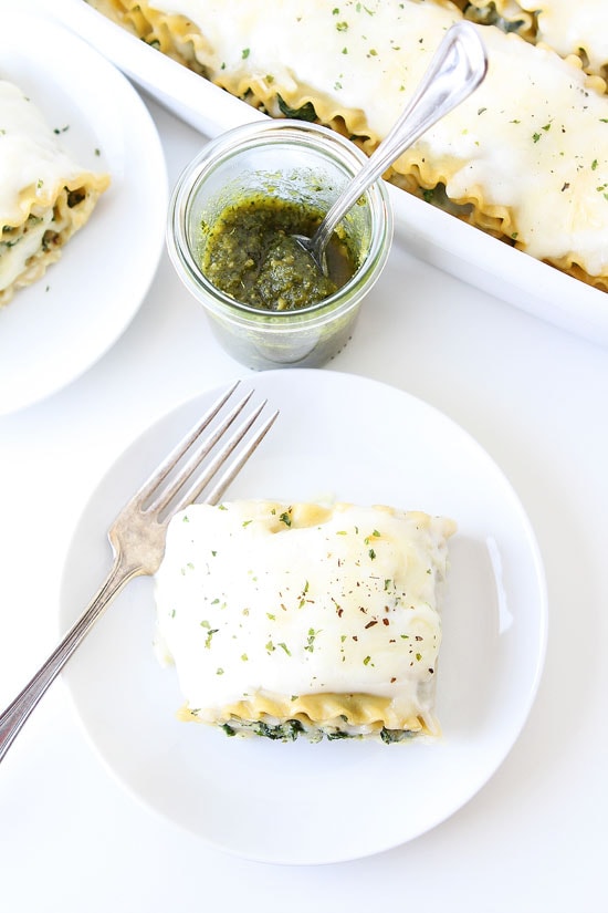 Pesto Lasagna Roll Ups Recipe