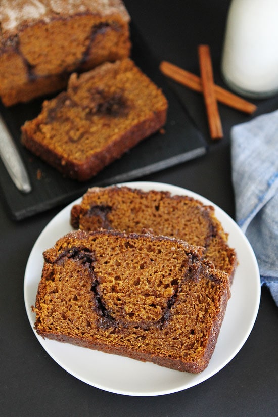 Pumpkin Cinnamon Swirl Bread Recipe