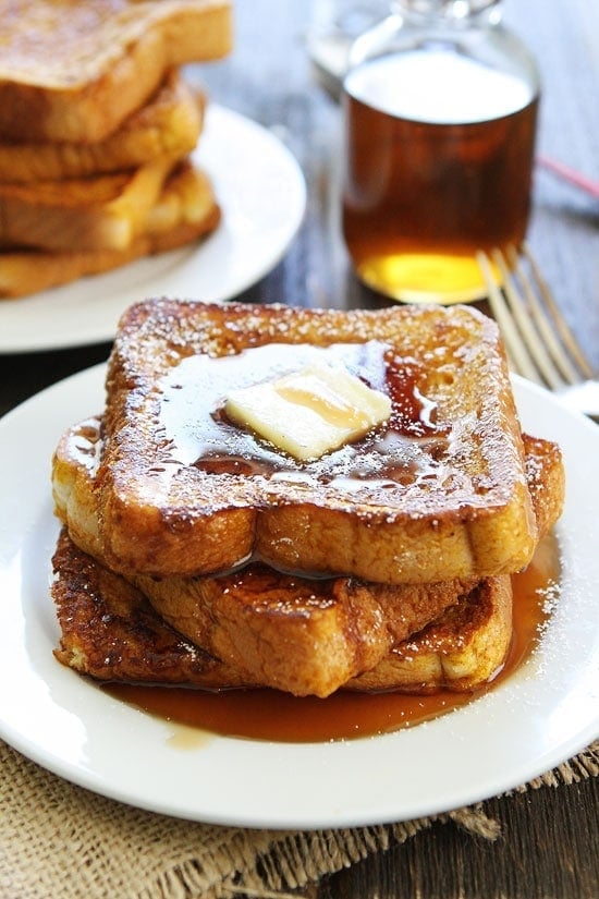 Pumpkin Recipes-you will love this easy Pumpkin French Toast!