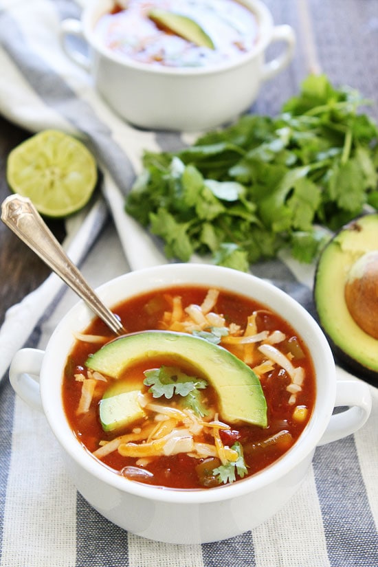 Slow Cooker Enchilada Soup Recipe