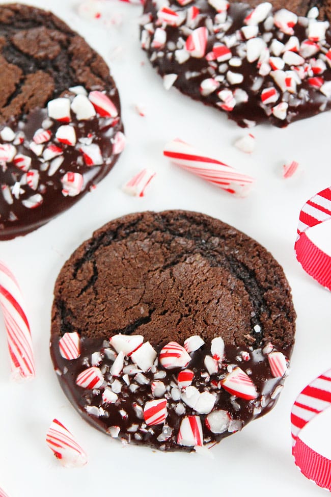Chocolate Peppermint Ganache Cookies Recipe