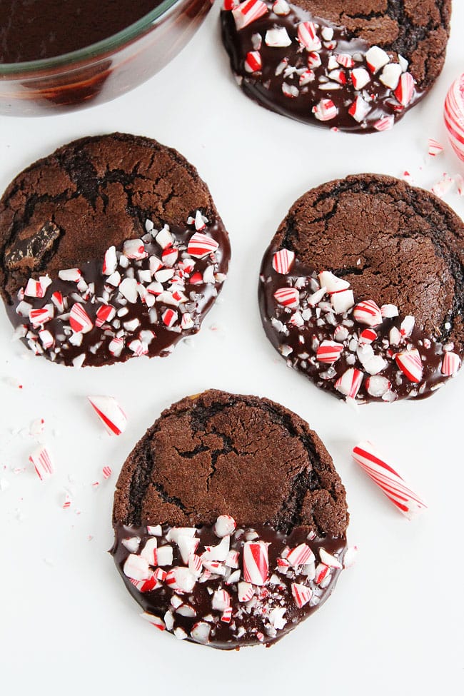Chocolate Peppermint Ganache Cookies Recipe