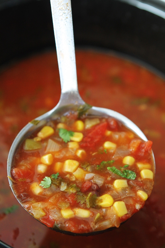 Slow Cooker Enchilada Soup