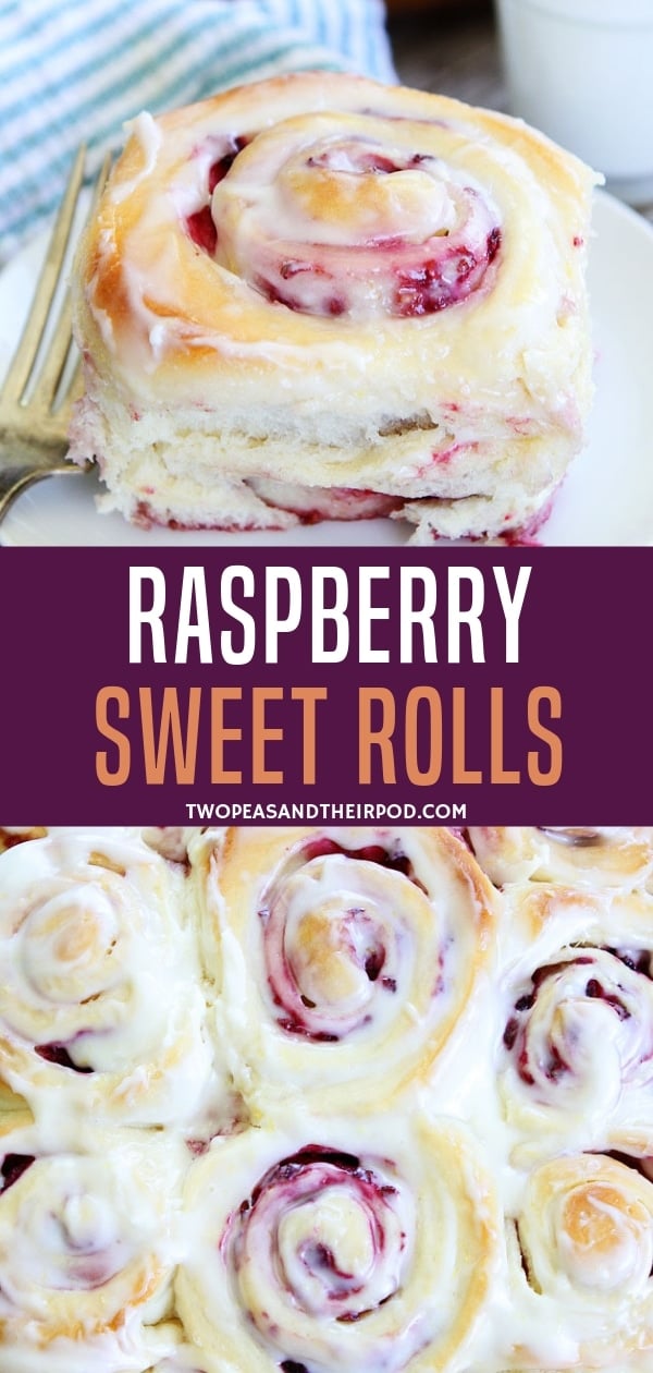 Raspberry Sweet Rolls with Cream Cheese Icing - Sally's Baking