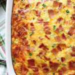 Egg Bake Recipe with Bacon and Potatoes
