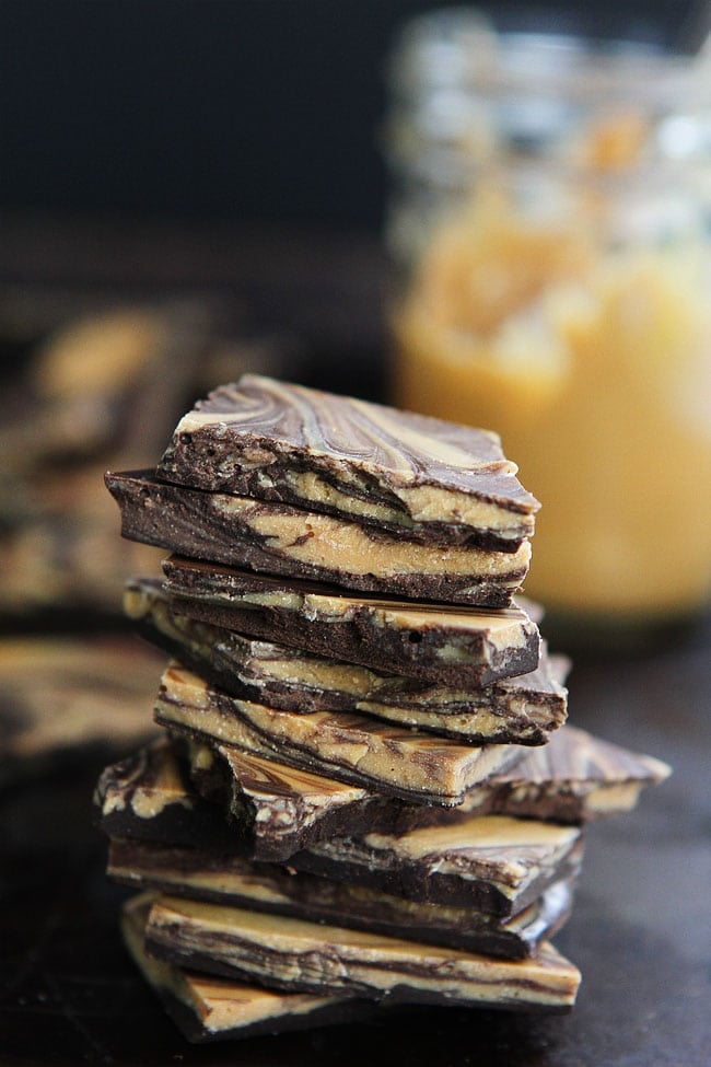 Chocolate Peanut Butter Cup Bark