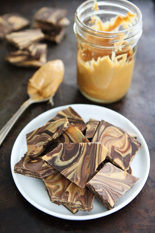 Peanut Butter Chocolate Swirl Bark Recipe