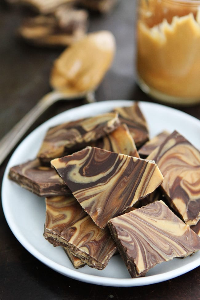 Peanut Butter Chocolate Swirl Bark Recipe