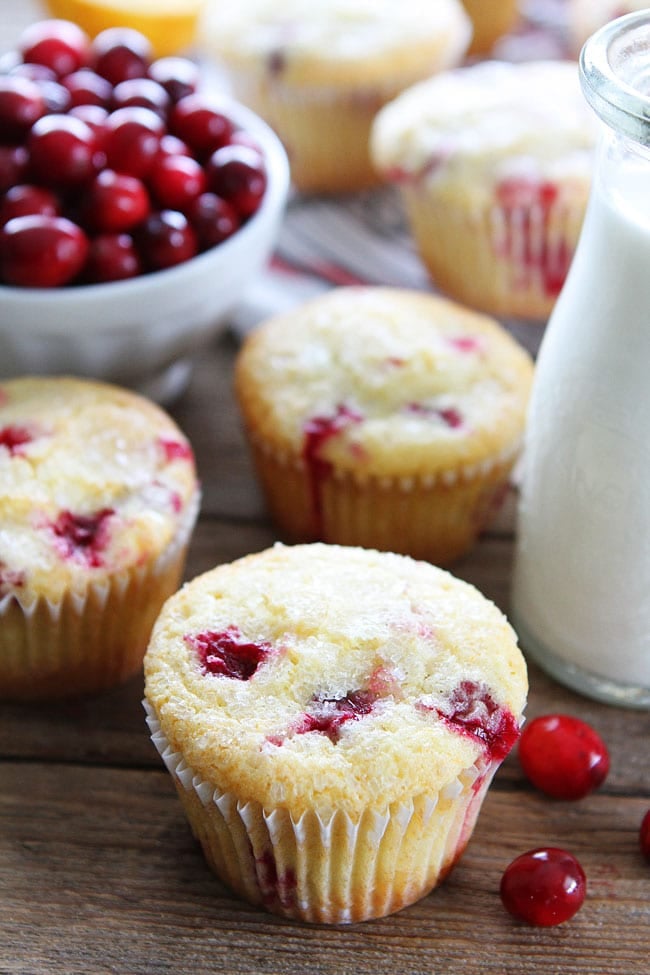 cranberry orange muffins.