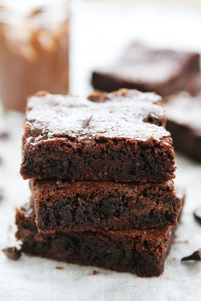 Chocolate Nutella Cookie Bars with Sea Salt Recipe