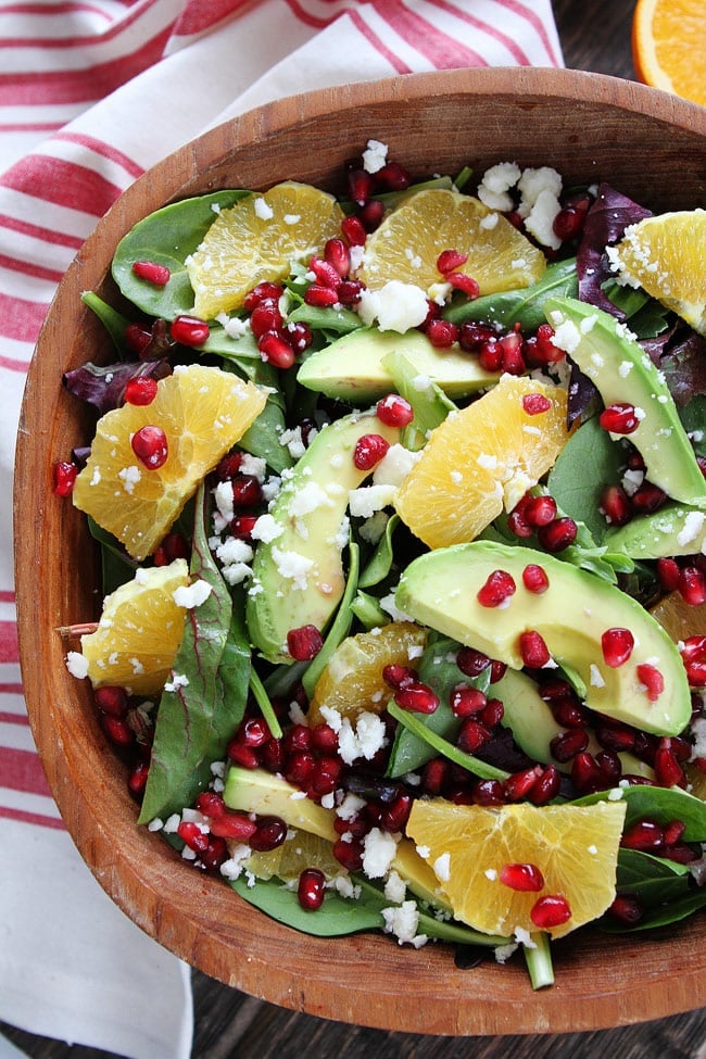 Pomegranate, Orange, and Avocado Salad Recipe