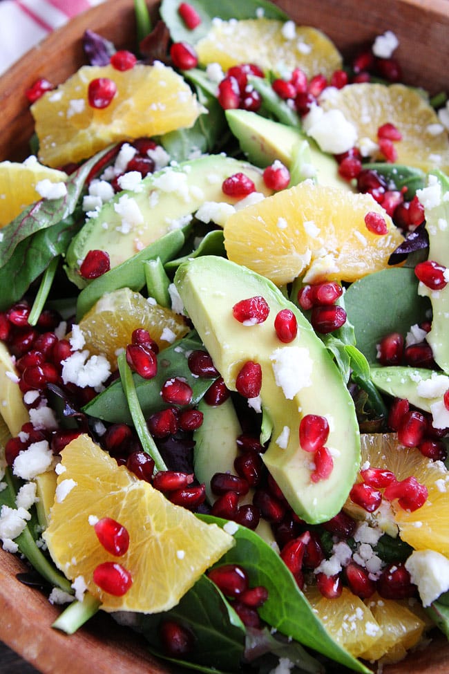 Pomegranate, Orange, and Avocado Salad Recipe