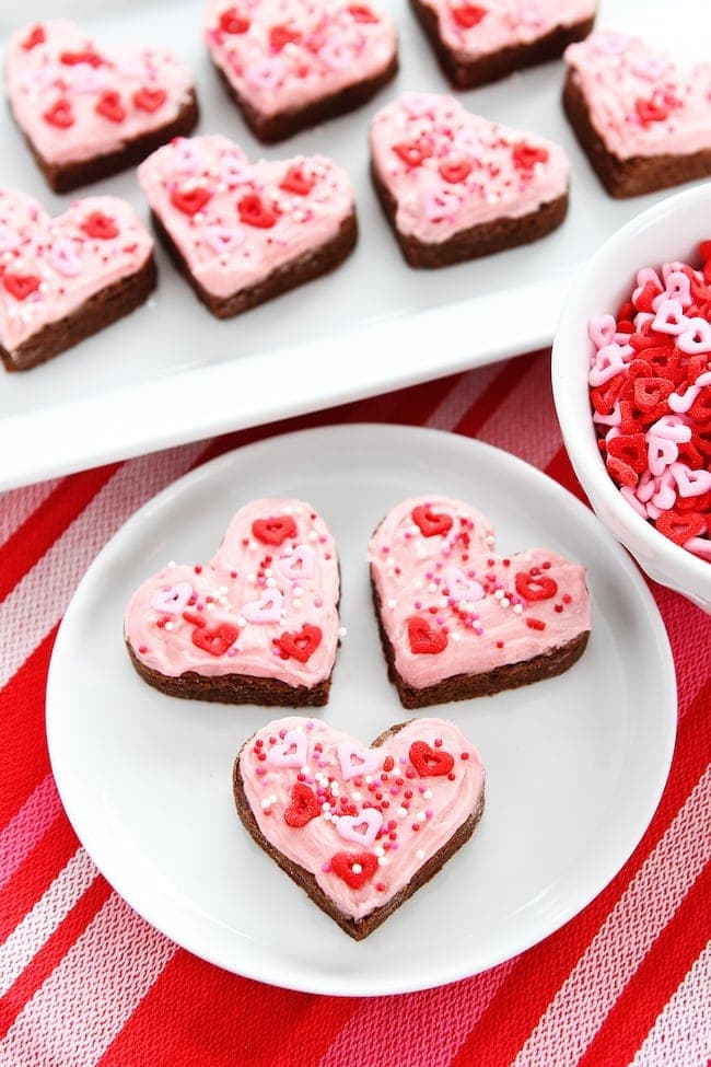chocolate sugar cookie hearts