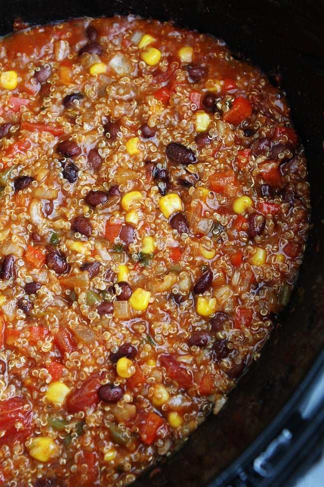 Slow Cooker Enchilada Quinoa Recipe