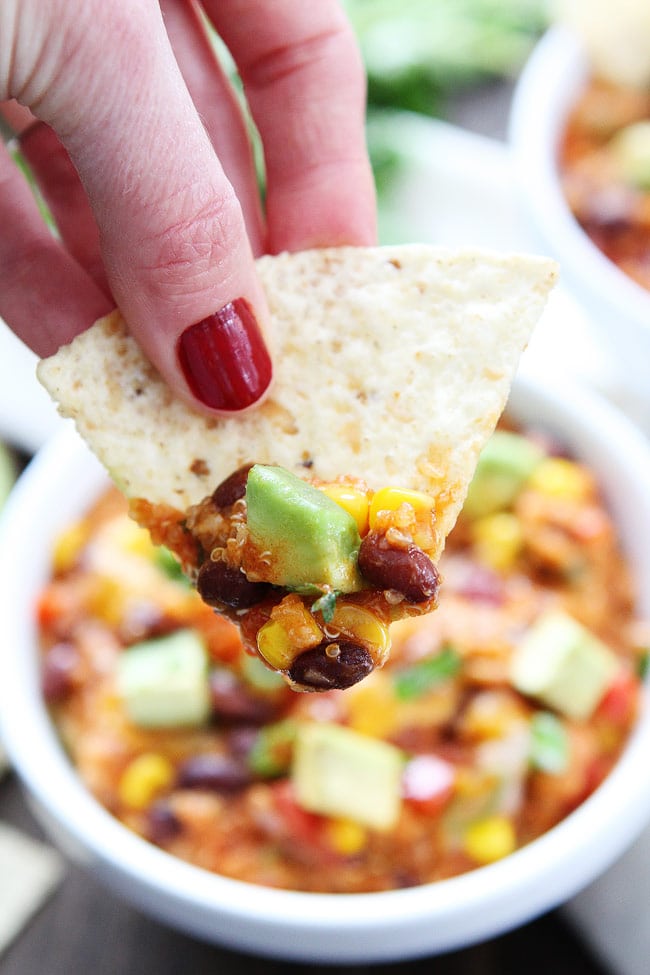 Slow Cooker Enchilada Quinoa Recipe 