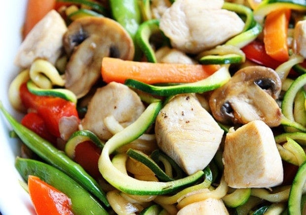 Two Peas Their Pod Our Kitchen Is Always Open Easy En Zucchini Noodle Stir Fry