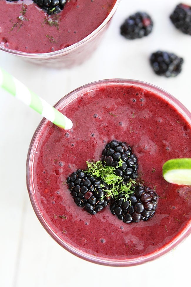 Blackberry Lime Smoothie Recipe