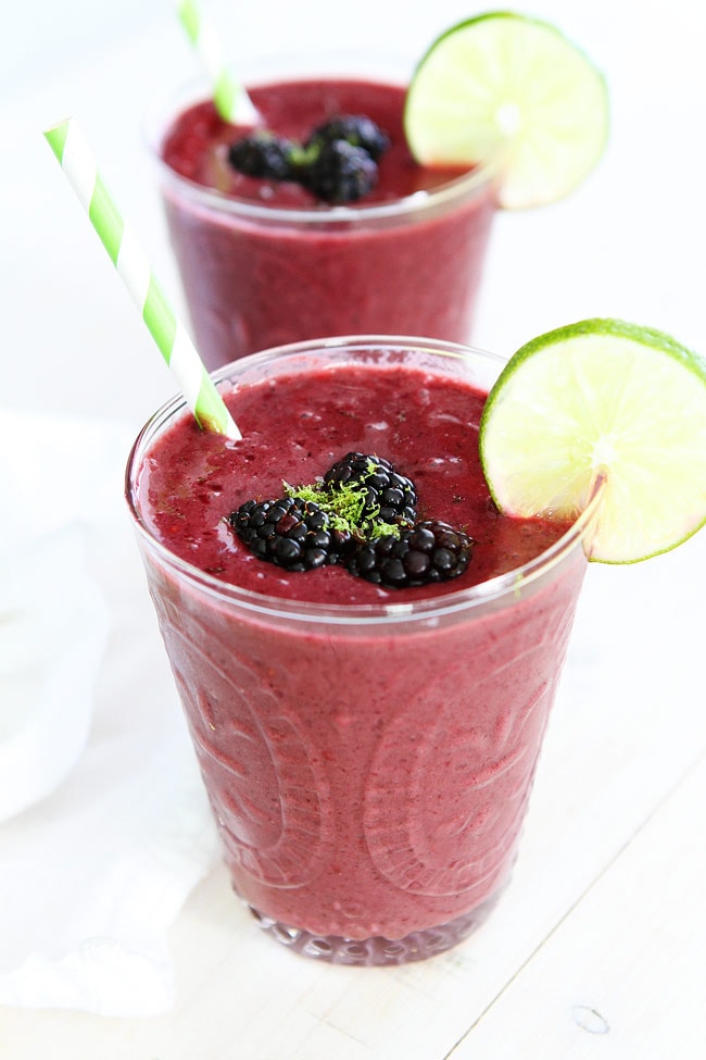 Blackberry Lime Smoothie Recipe 