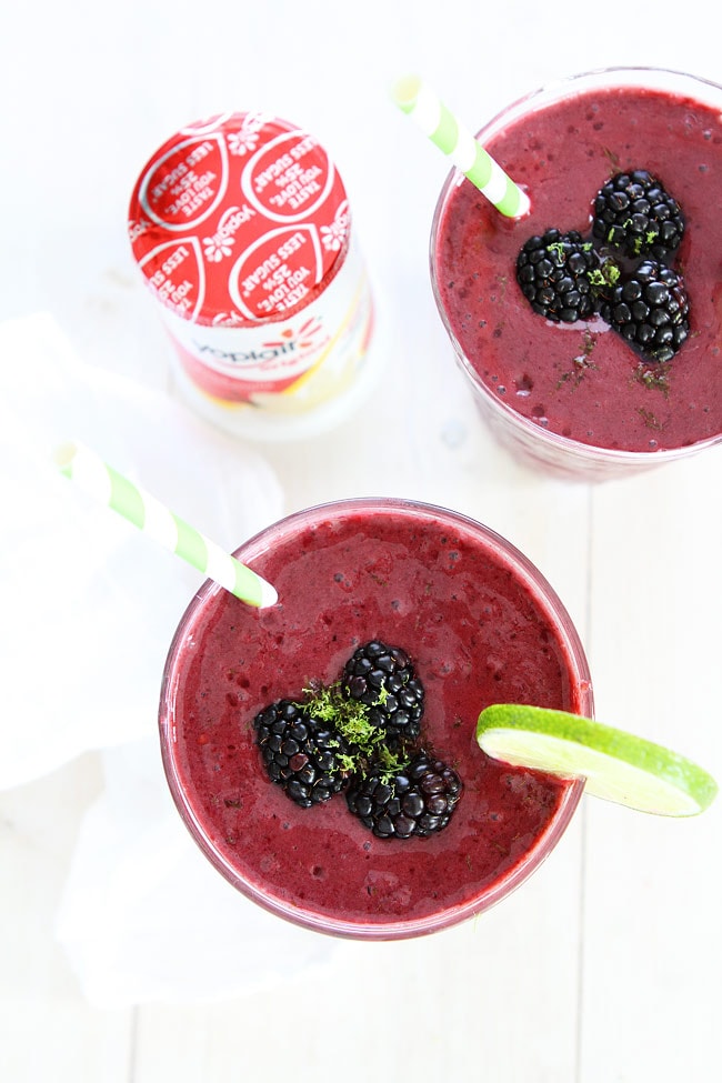 Blackberry Lime Smoothie Recipe