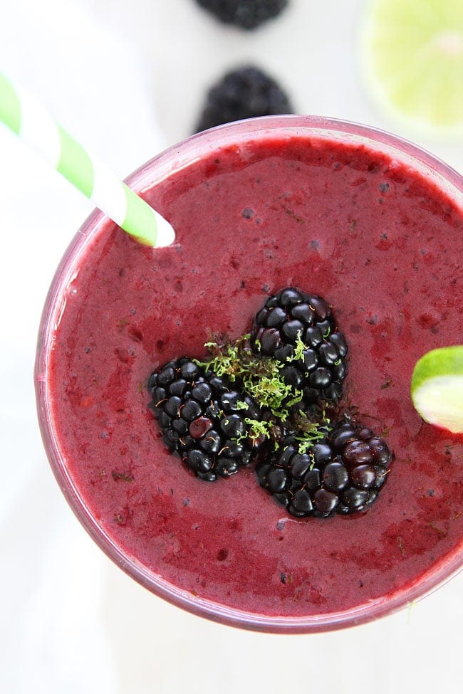 Blackberry Lime Smoothie Image