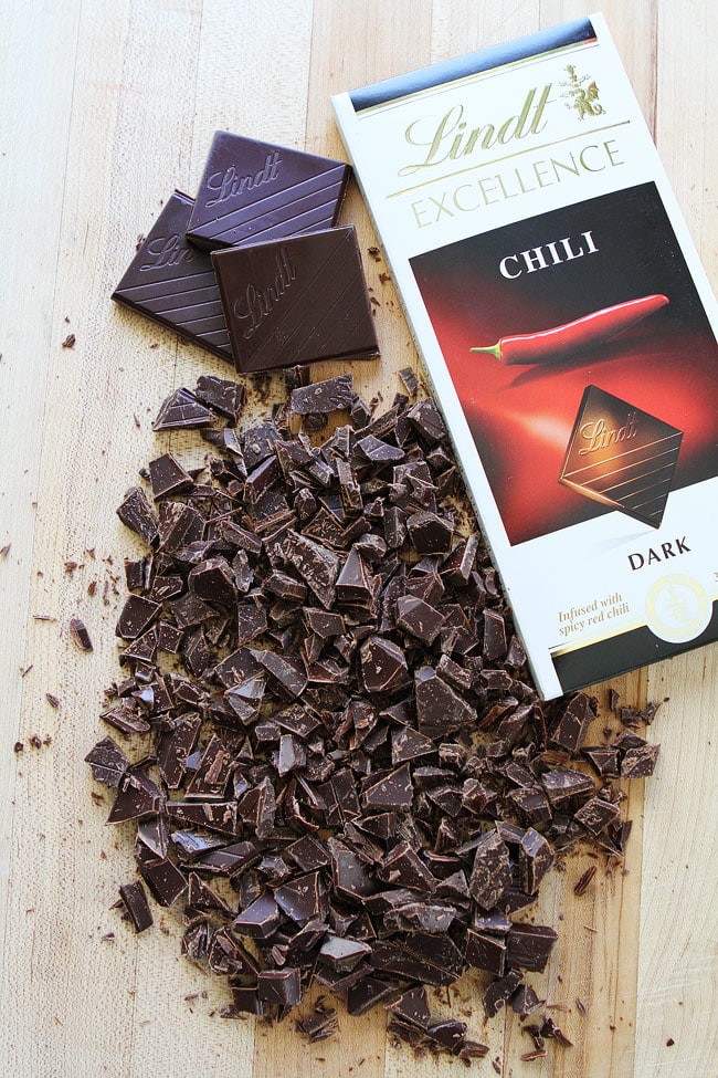 Lindt Excellence Dark Chocolate Chili Bar