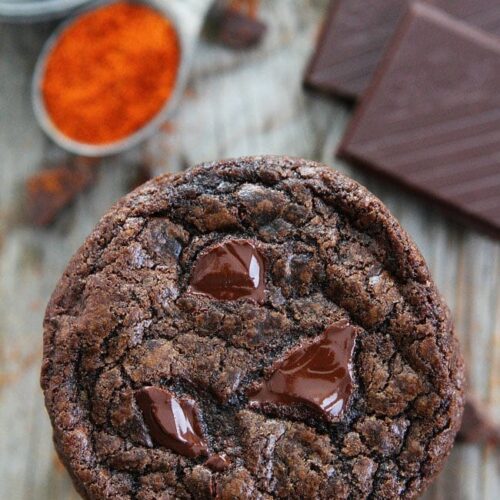 Dark Chocolate Chili Cookies